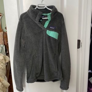 Patagonia button up sweatshirt